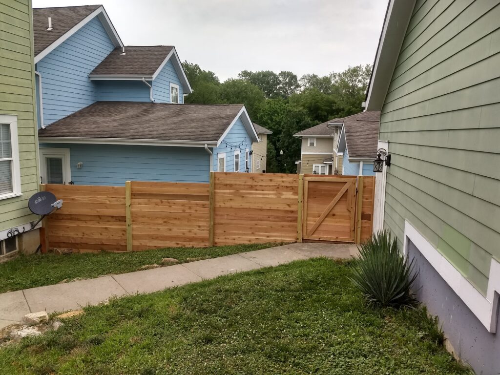 Wood Horizontal Fence