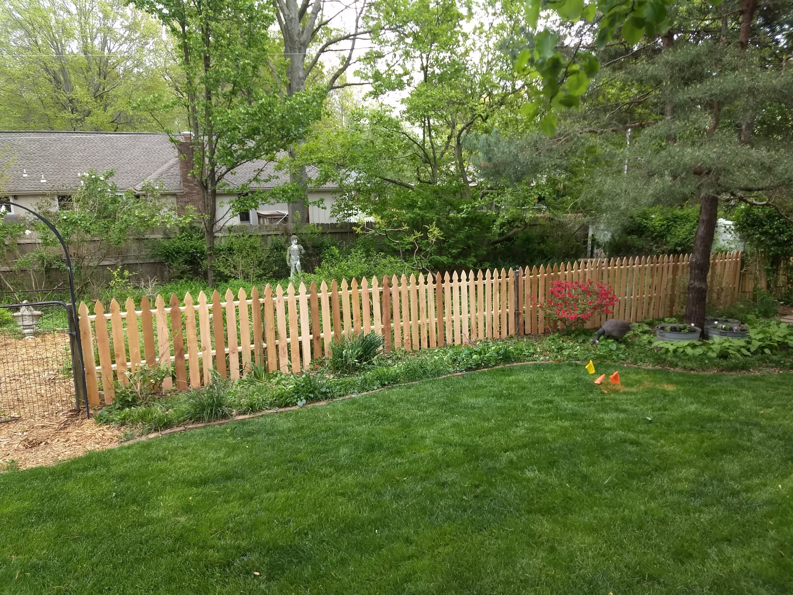 Wood Picket Fence