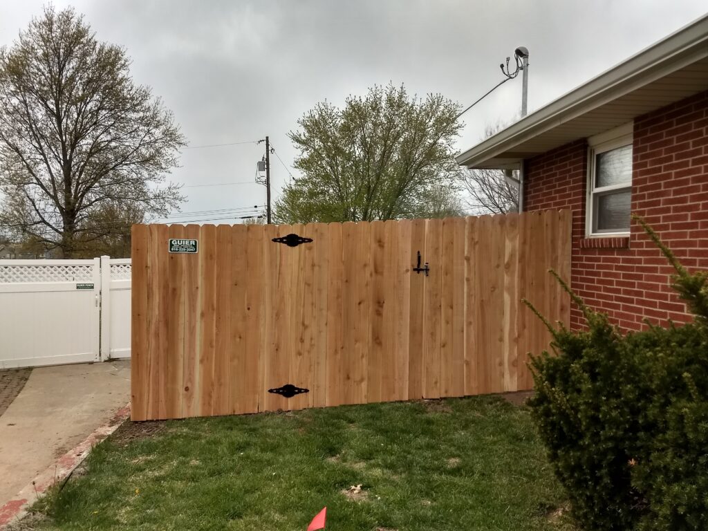 Wooden Fence Gate