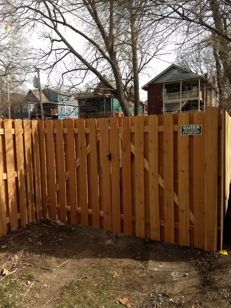 Wooden Vertical Fence