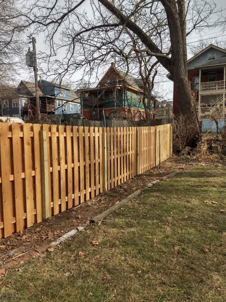 Vertical Board Fence