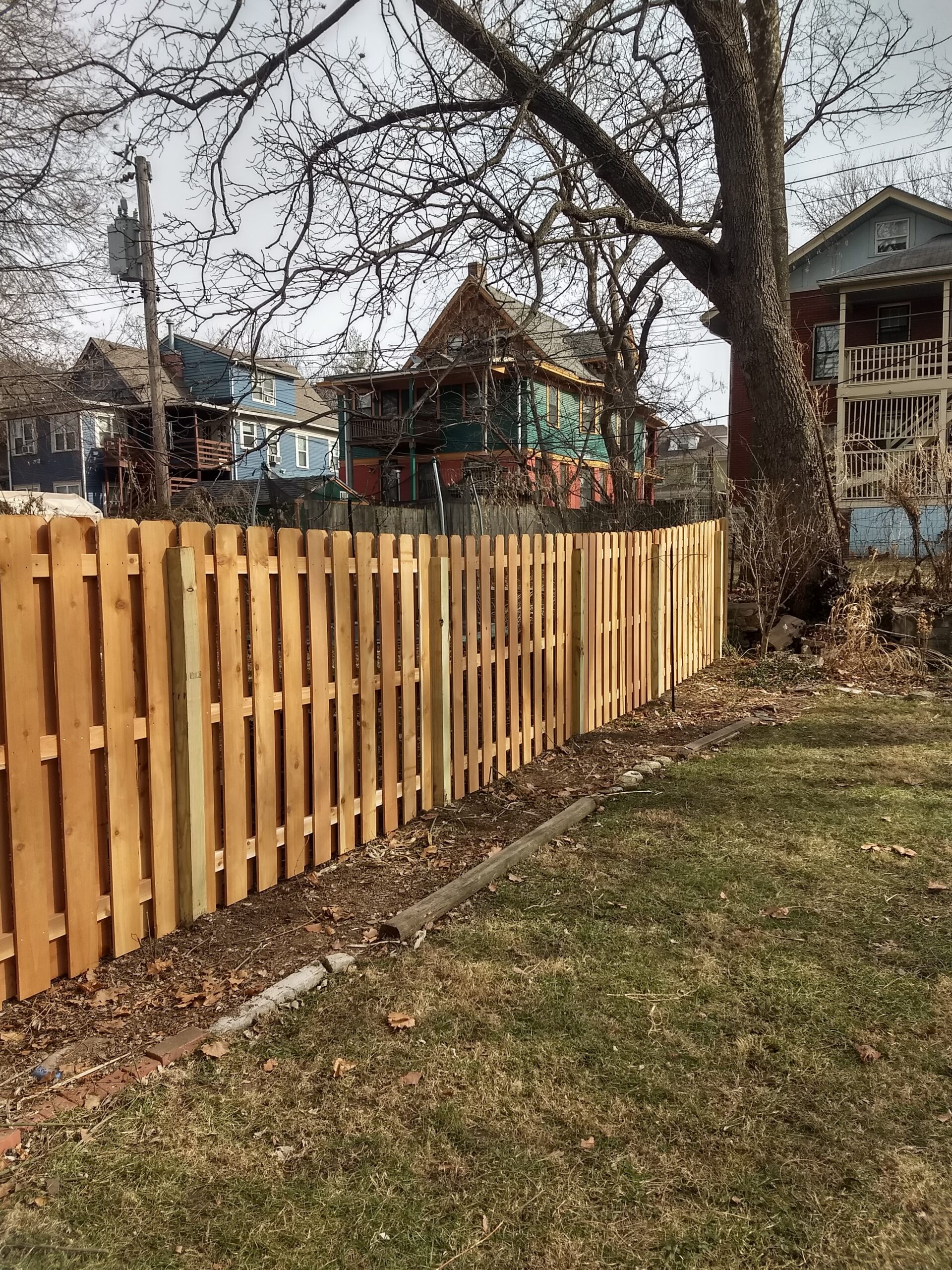 Vertical Board Fence