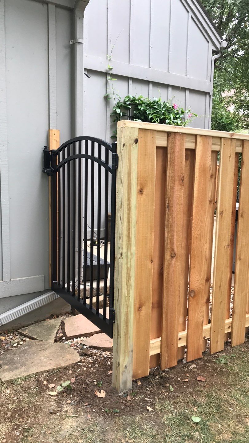 aluminum arched gate