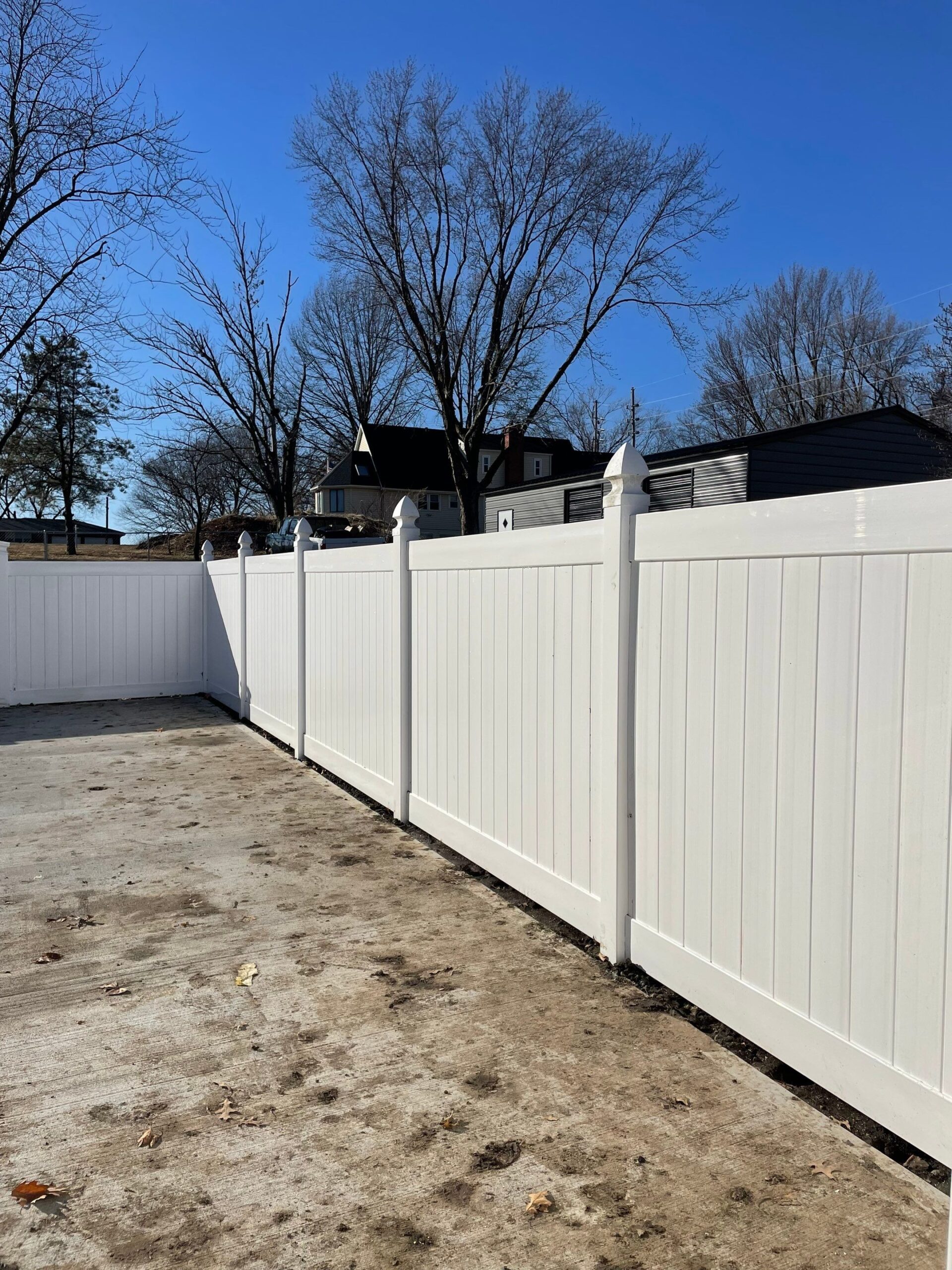 Wood Vinyl Fence