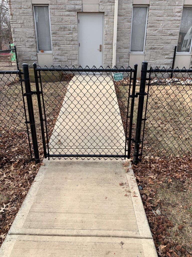 Commercial Chain Link fence gate